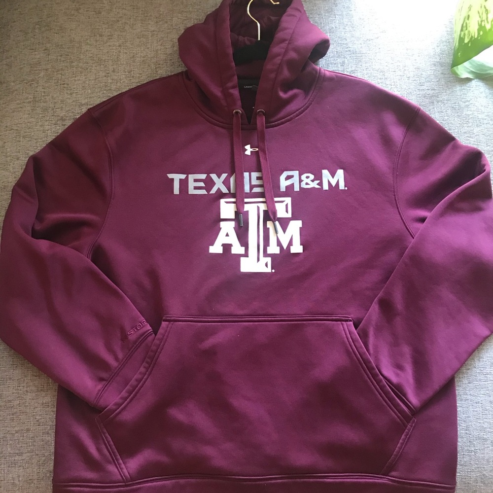 Under Armor Burgundy Texas A&M Hoodie